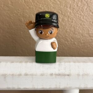 Mega Blocks First Builders John Deere Farmer Replacement Figures Toys 2.5" White